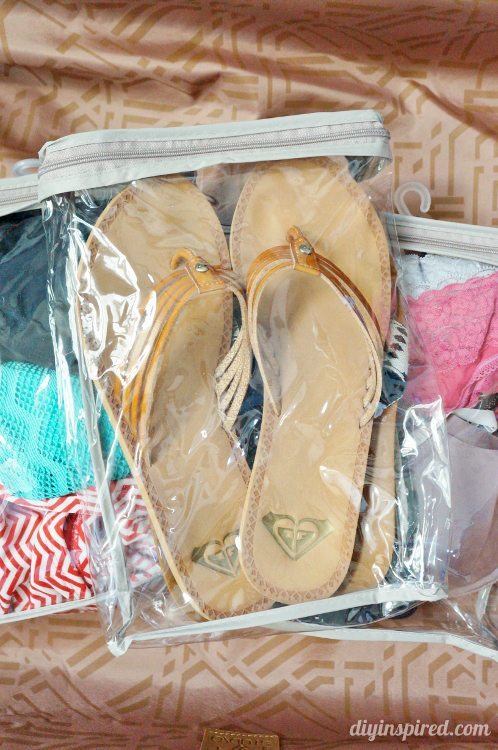 Packing Hacks for Shoes and Intimates