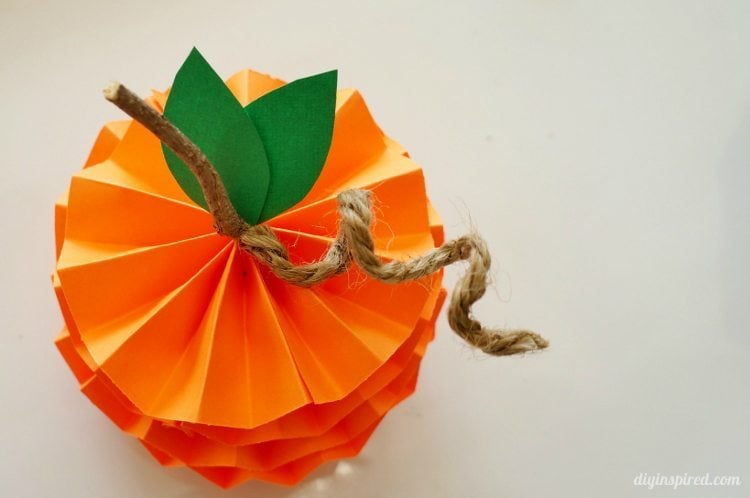 Mini Paper Pumpkin How To