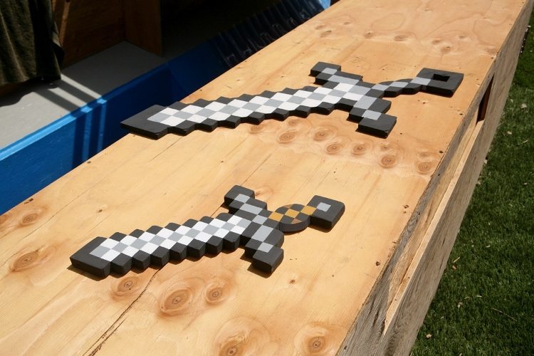 DIY Minecraft Swords