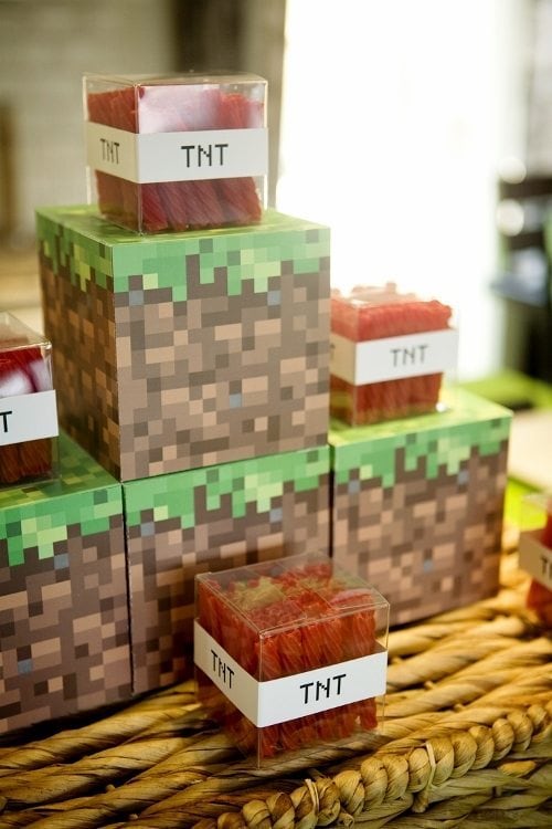 Minecraft Party Favors
