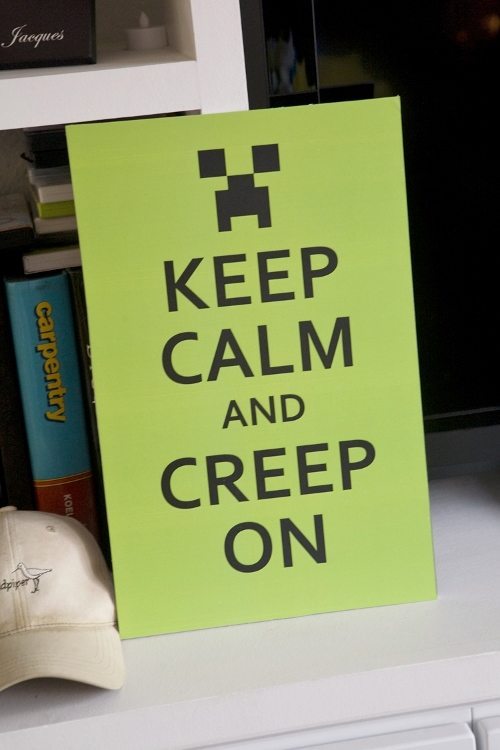Minecraft Party Keep Calm