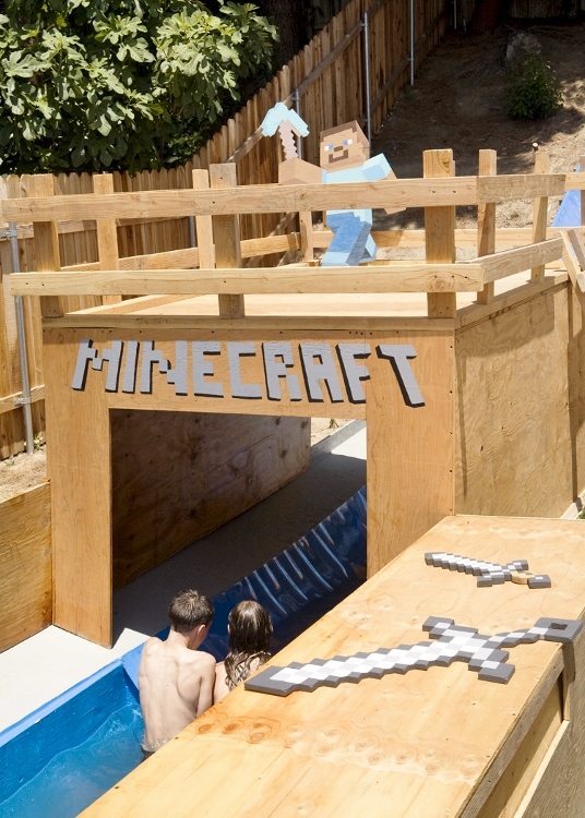 Minecraft Water Slide