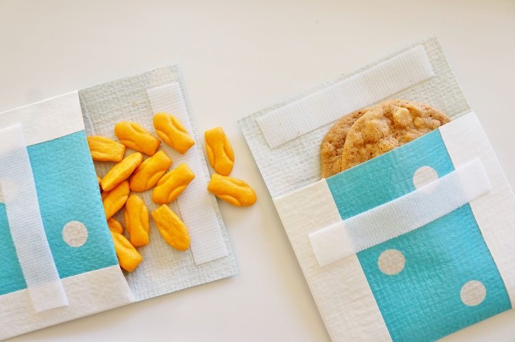 Recycle Bags Turned Reusable Small Snack Bags