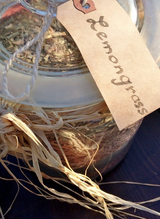DIY Herbal Spa Satchel Lemongrass