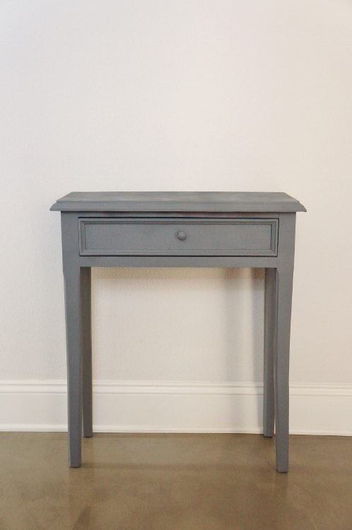 Wooden Side Table Painted
