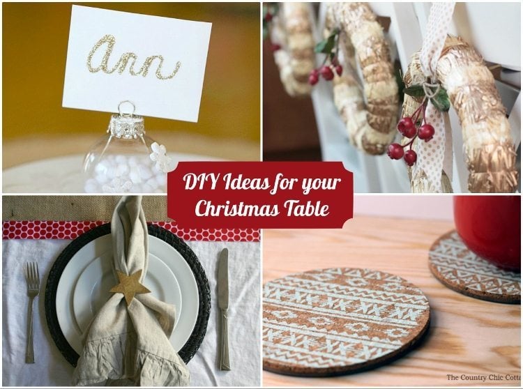 DIY Ideas for Your Christmas Table