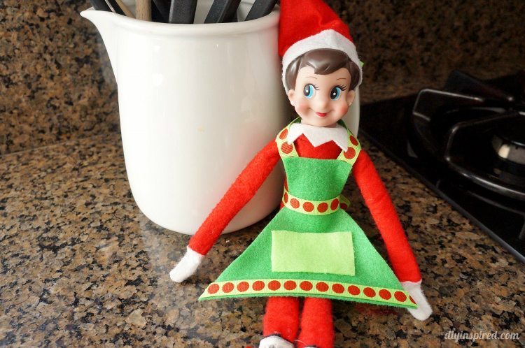 Elf on the Shelf Cooking Apron