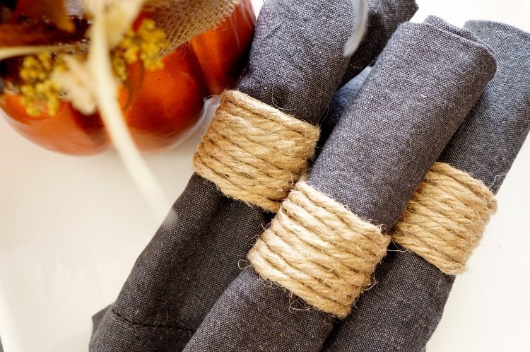 Repurposed Paper Towel Roll Napkin Rings Recycled Craft