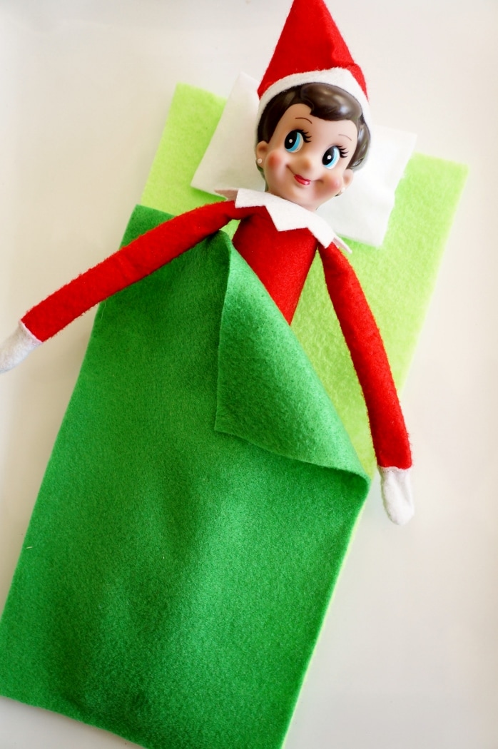 Handmade Christmas Elf On A Shelf Tote Purse Bag 