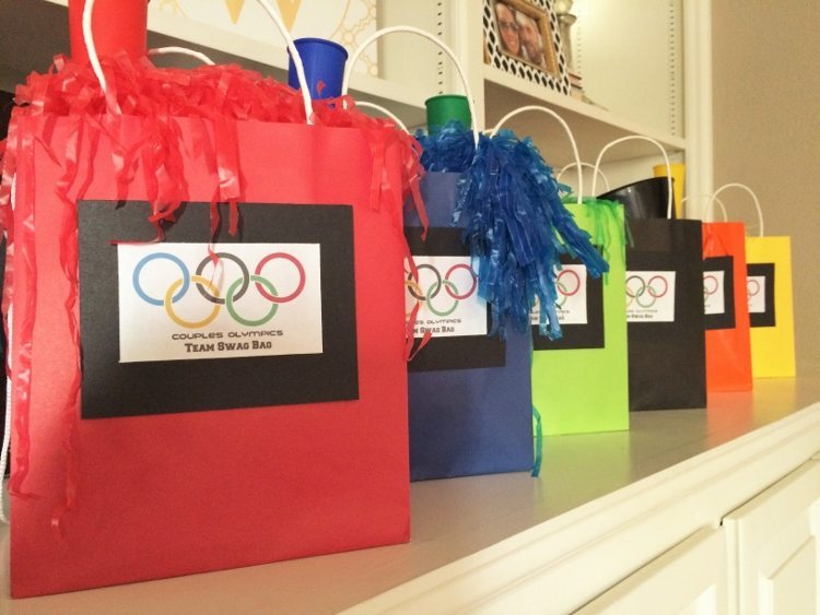 Couples Olympics 2016 Swag Bags
