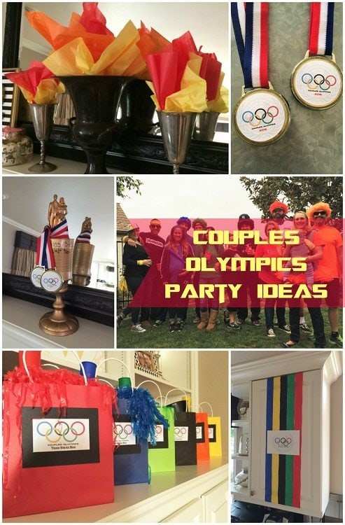 Couples Olympics Party Ideas - DIY Inspired