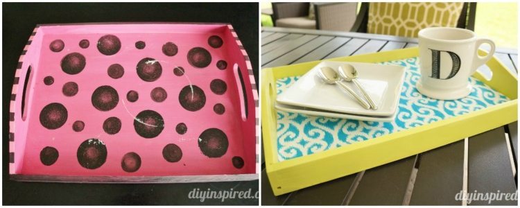 Trash to Treasure DIY Serving Tray How To