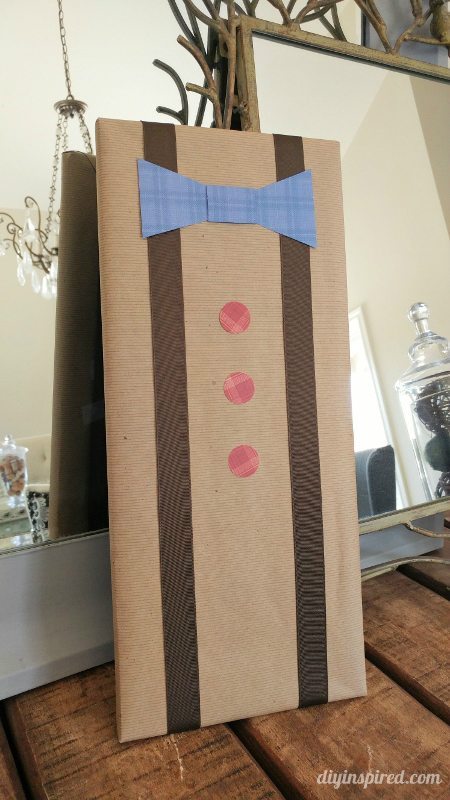 DIY Father's Day Gift Wrapping - DIY Inspired