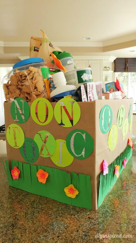 DIY Non Toxic Gift Basket - Eco Friendly Gift Wrapping Ideas