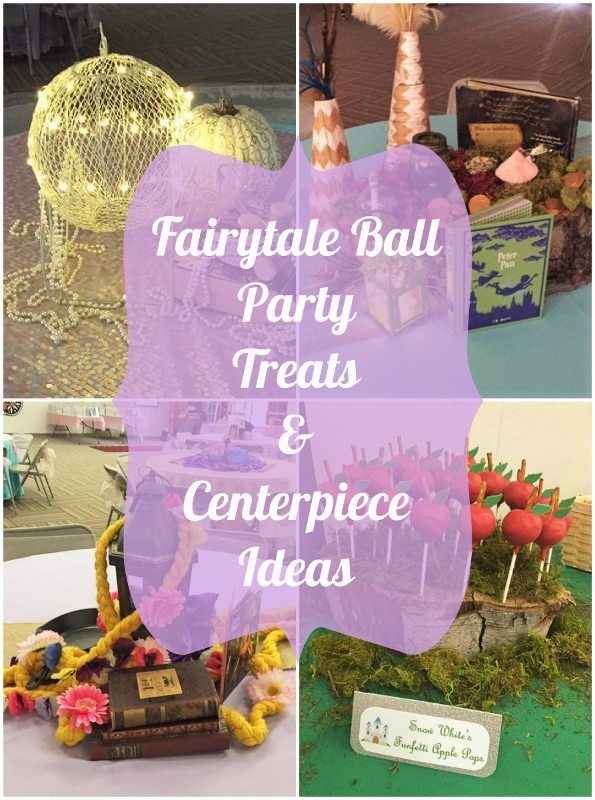 Fairytale Ball Party Treats and Centerpiece Ideas - DIY Inspired