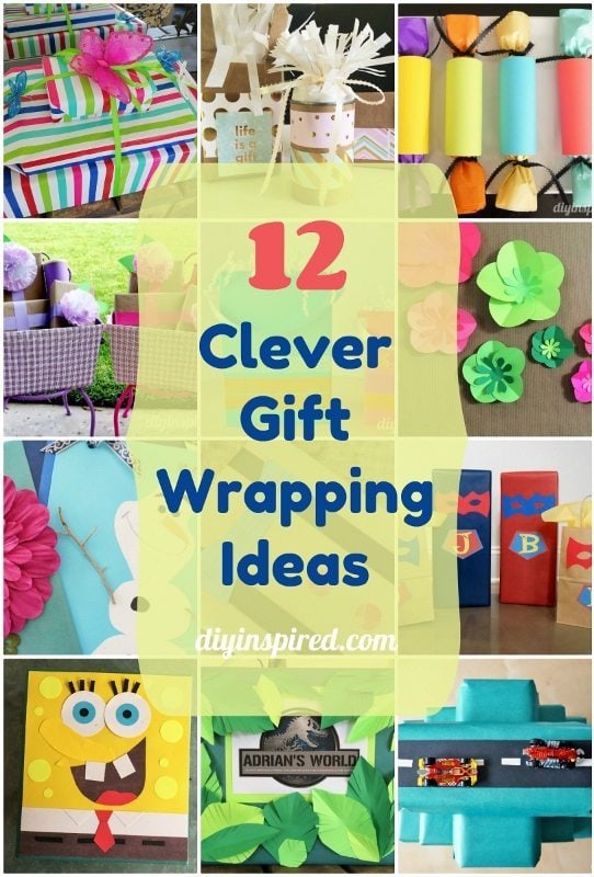 12 Clever Gift Wrapping Ideas- DIY Inspired