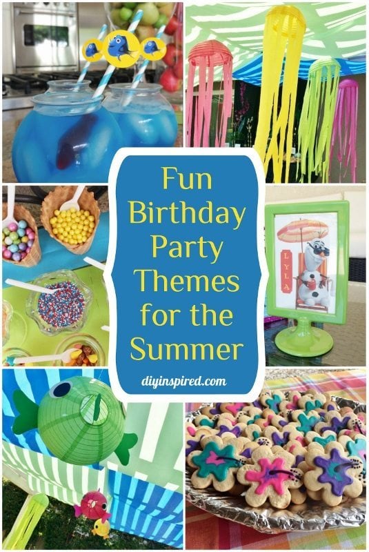 Birthday Party Themes for the Summer - DIY Inspired