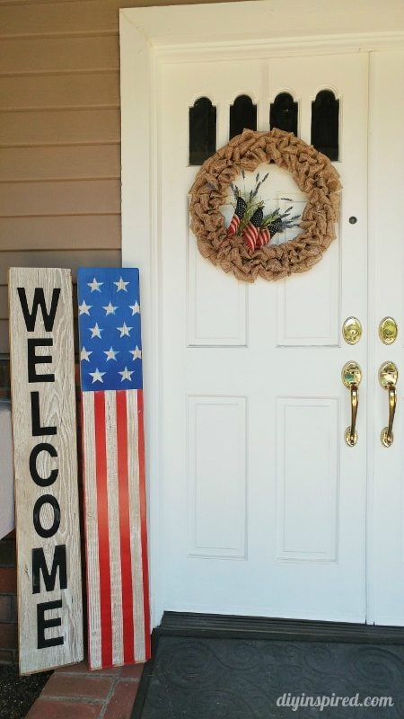 Fourth of July Front Porch Decorations