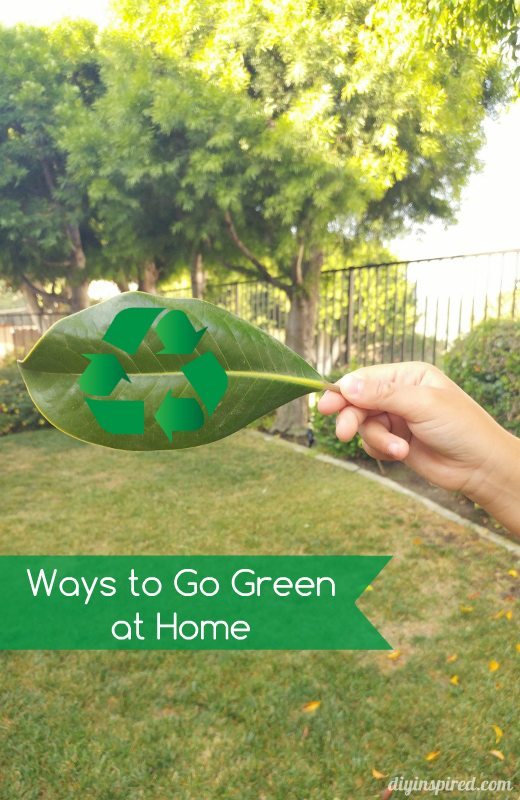 Ways to Go Green at Home - DIY Inspired