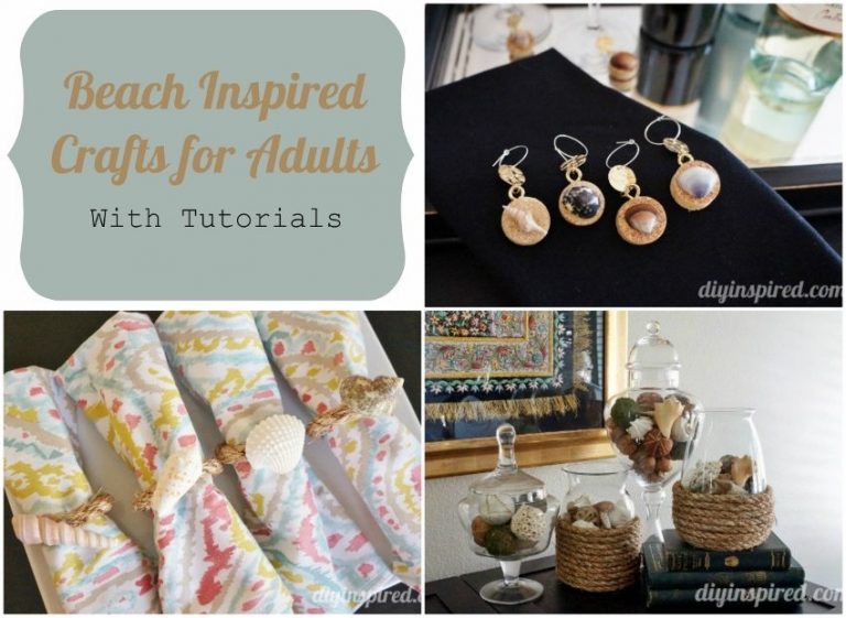 3 Beach Inspired Crafts for Adults with Tutorials