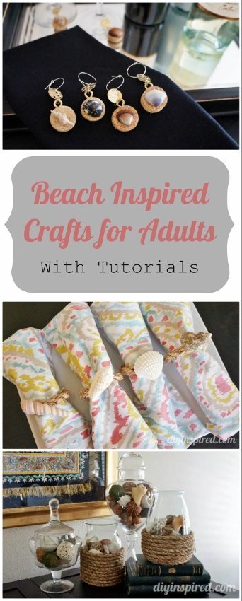 3 Beach Inspired Crafts for Adults with Tutorials - DIY Inspired