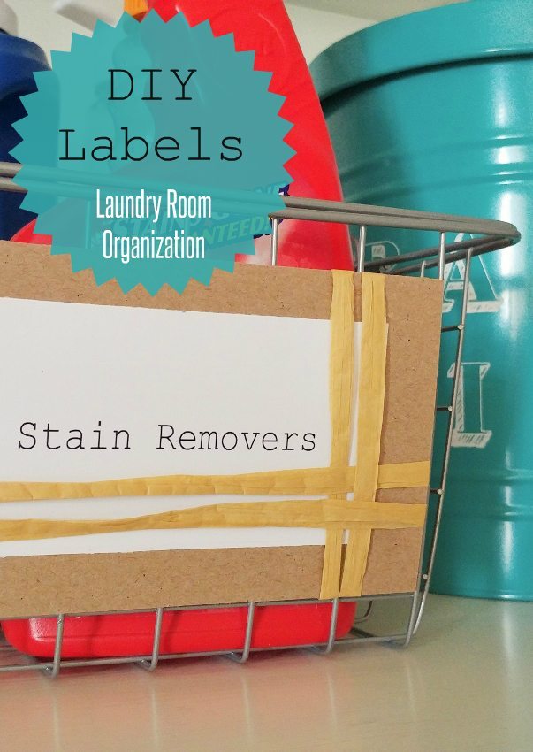 DIY Laundry Room Labels - DIY Inspired