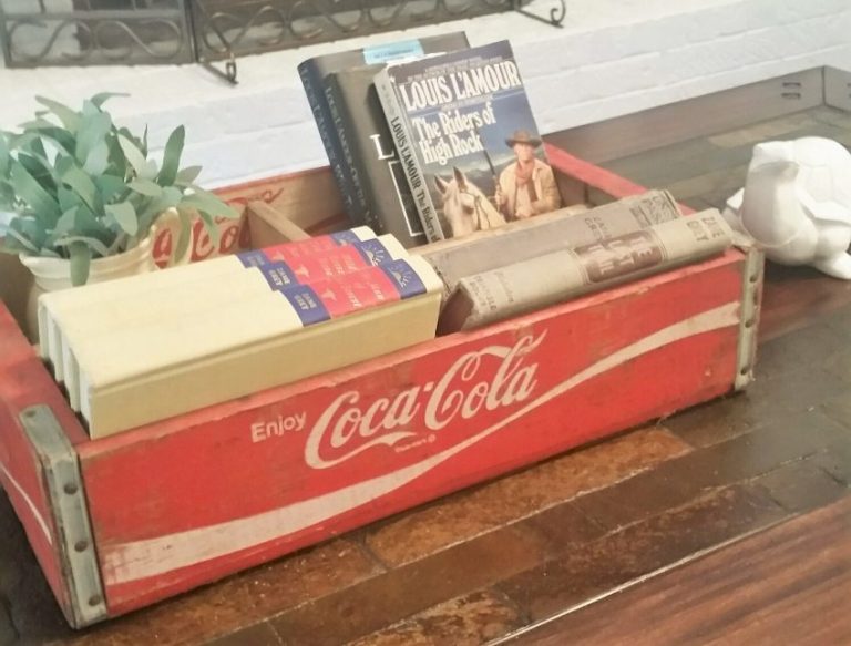 Repurposed Coca Cola Boxes