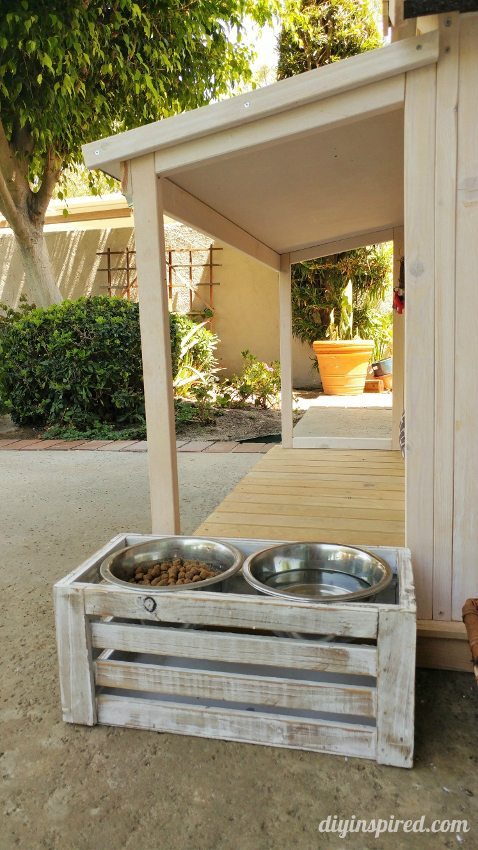 Repurposed Dog Bowl Stand - DIY Inspired