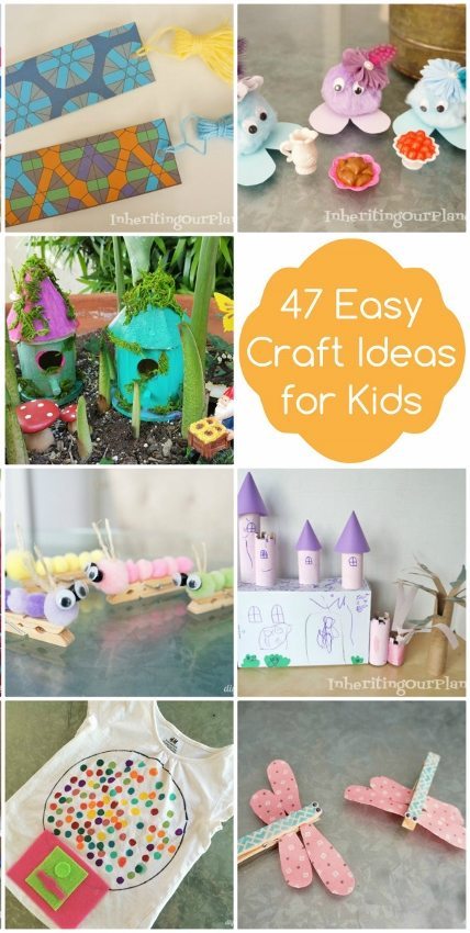 47 Easy Craft Ideas for Kids - DIY Inspired