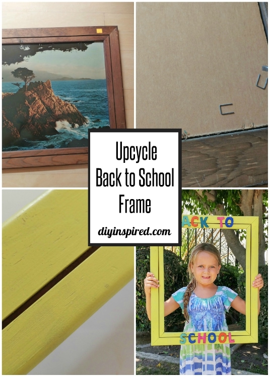 Back to School Photo Frame DIY Inspired