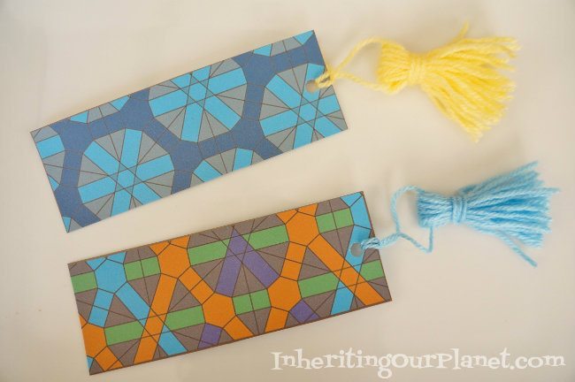 Easy Craft Ideas for Kids - Printable Coloring Bookmarks