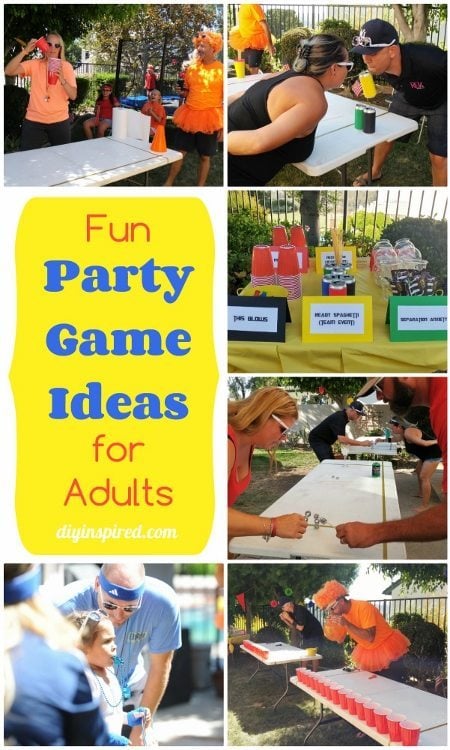Fun Party Games for Adults - DIY Inspired