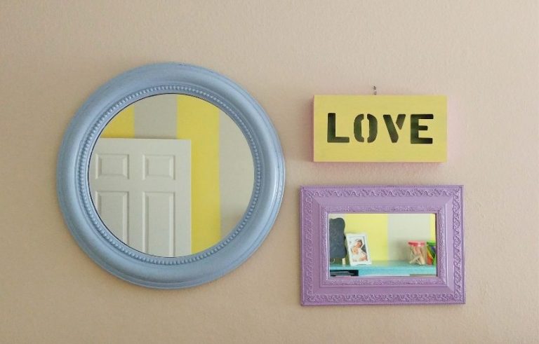 Thrift Store Mirrors Makeover Gallery Wall