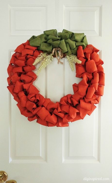 how-to-make-a-diy-pumpkin-ribbon-wreath-diy-inspired