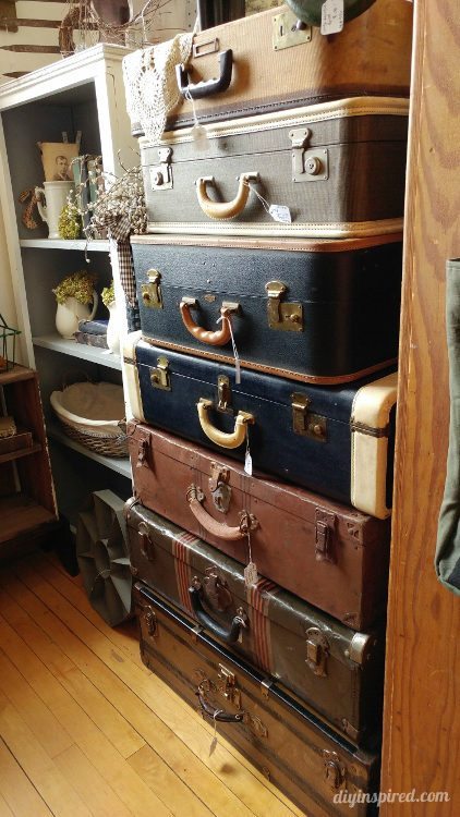 Återanvända idéer för vintage resväskor