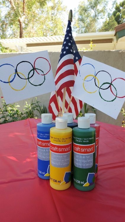 Summer Olympics Party Craft Table for Kids