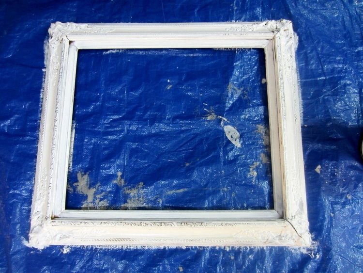 White Painted Frame