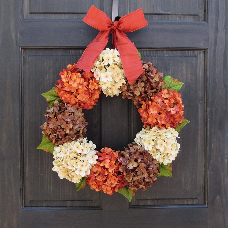 fall-wreaths-hydrangeas