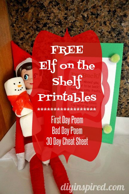 Free Elf on the Shelf Printables - DIY Inspired