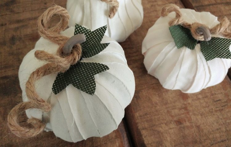 How to Cover Pumpkins in Fabric