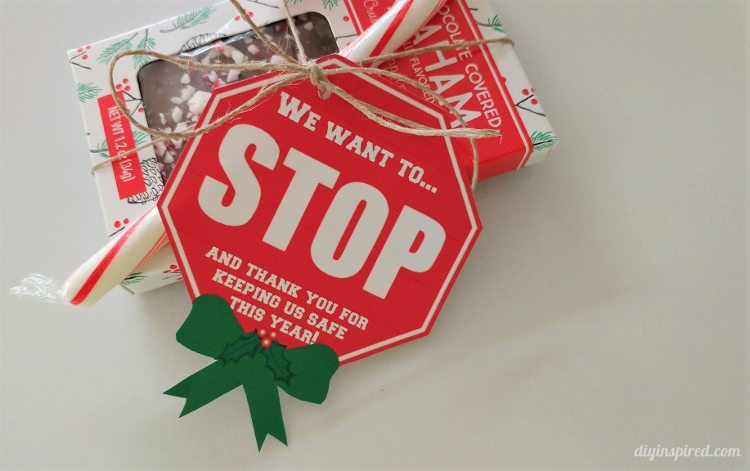 Crossing Guard Christmas Gift Tags Printable