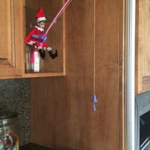 elf-on-the-shelf-ideas-fishing - DIY Inspired