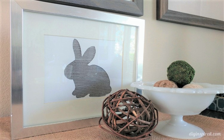 DIY Easter Bunny Yarn Art