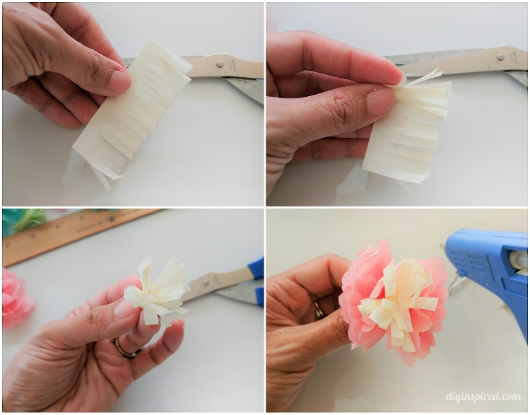 Diy Mini Tissue Paper Flowers Bouquet