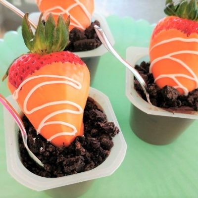 Easy Carrot Patch Pudding Cups