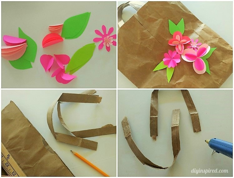 Brown Paper Bag Gift Wrapping DIY Inspired