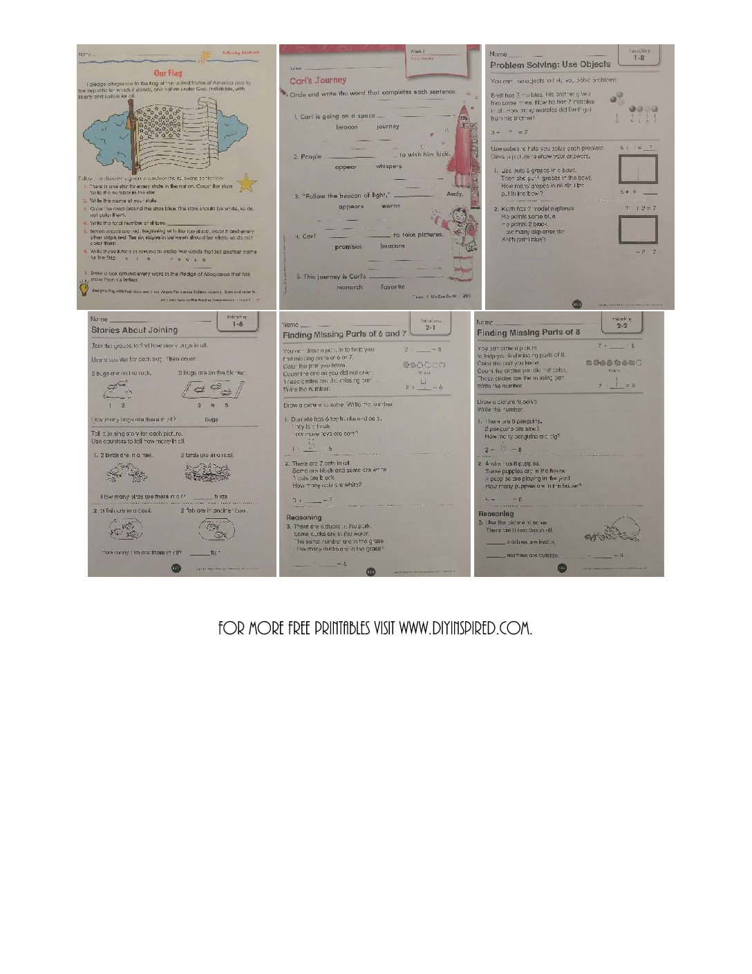 Doll School Work Sheets Printable - DIY Inspired