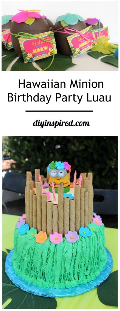 Hawaiian Minion Birthday Party Luau DIY Inspired