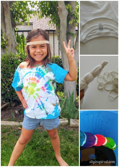 How to Tie Dye T Shirts DIY Inspired
