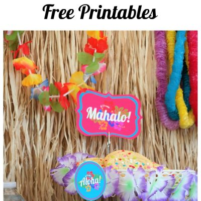 Luau Party Free Printables - DIY Inspired - DIY Inspired